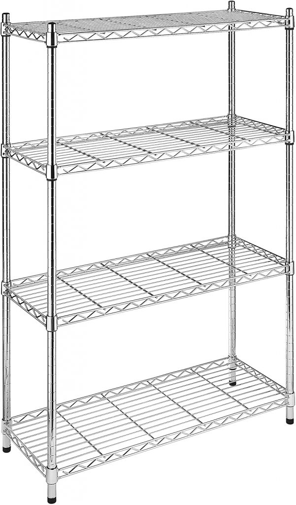 Chrome wire metal storage